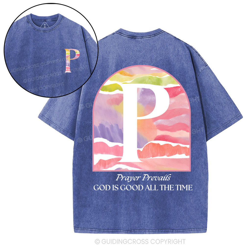 God Is Good Christian Washed T-Shirt