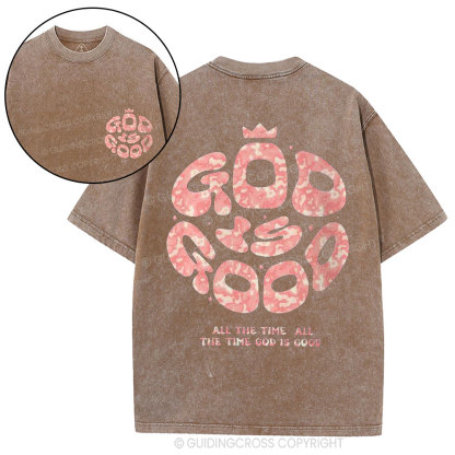 God Is Good Christian Washed T-Shirt