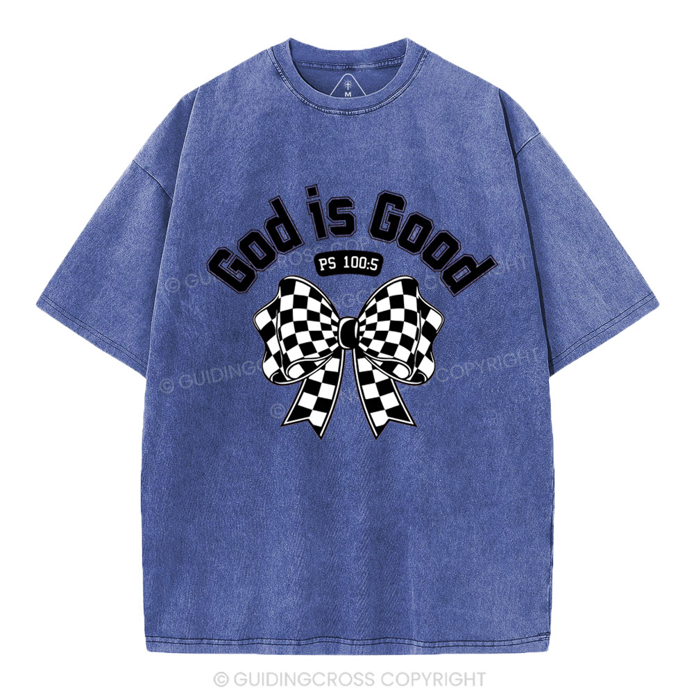 God Is Good Christian Washed T-Shirt