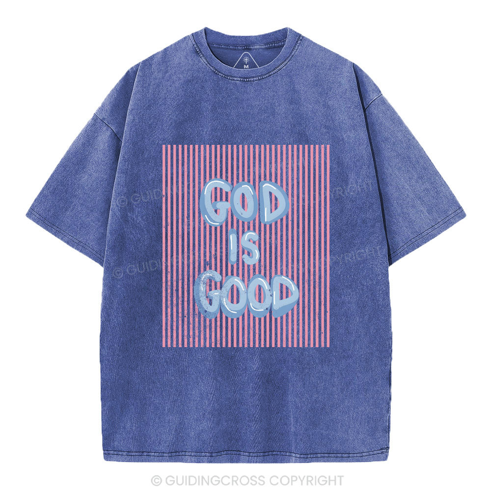 God Is Good Christian Washed T-Shirt