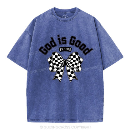 God Is Good Christian Washed T-Shirt