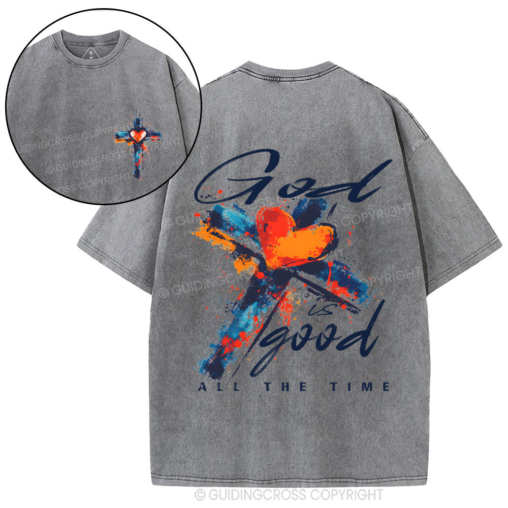 God Is Good Christian Washed T-Shirt
