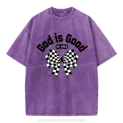 God Is Good Christian Washed T-Shirt