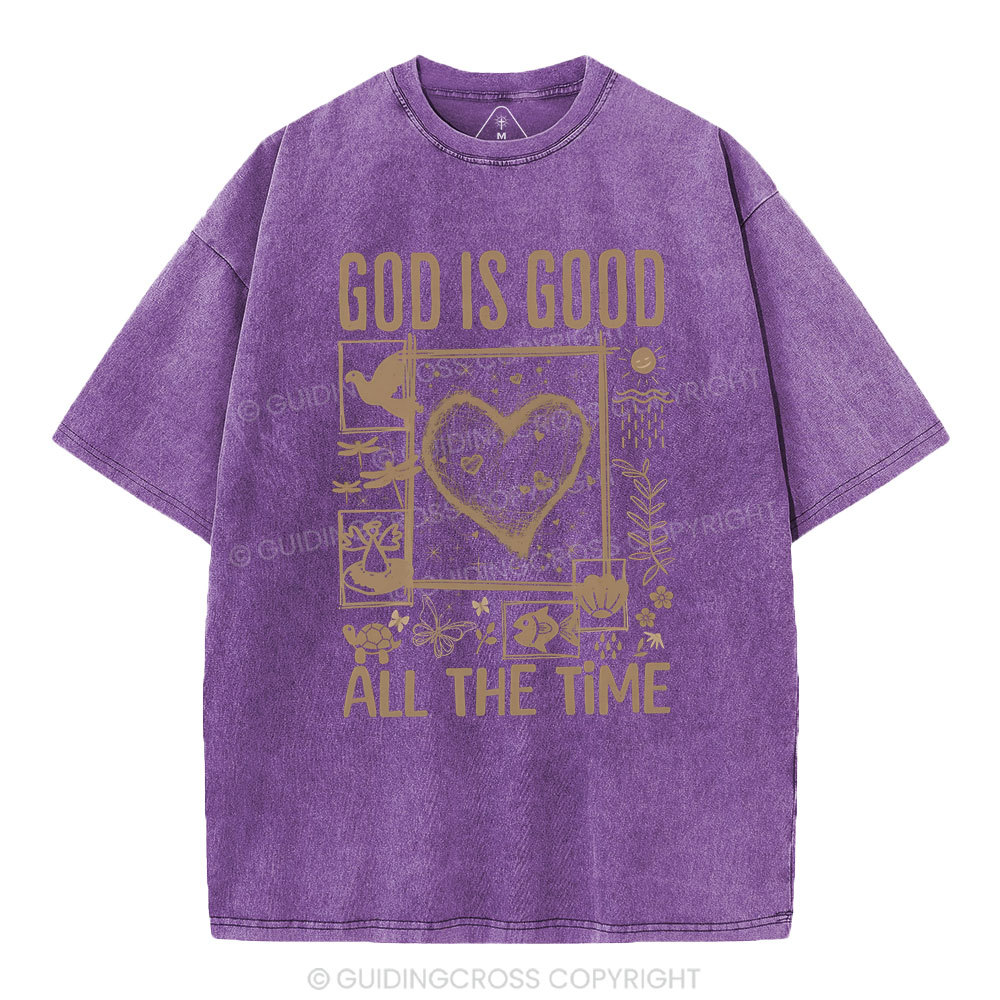 God Is Good Christian Washed T-Shirt