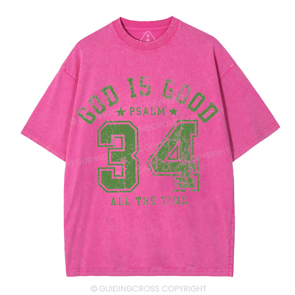 God Is Good Christian Washed T-Shirt