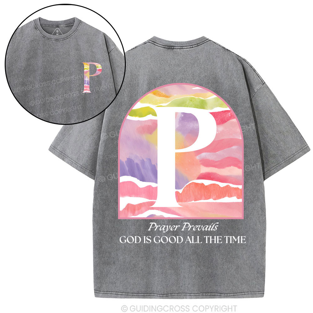 God Is Good Christian Washed T-Shirt