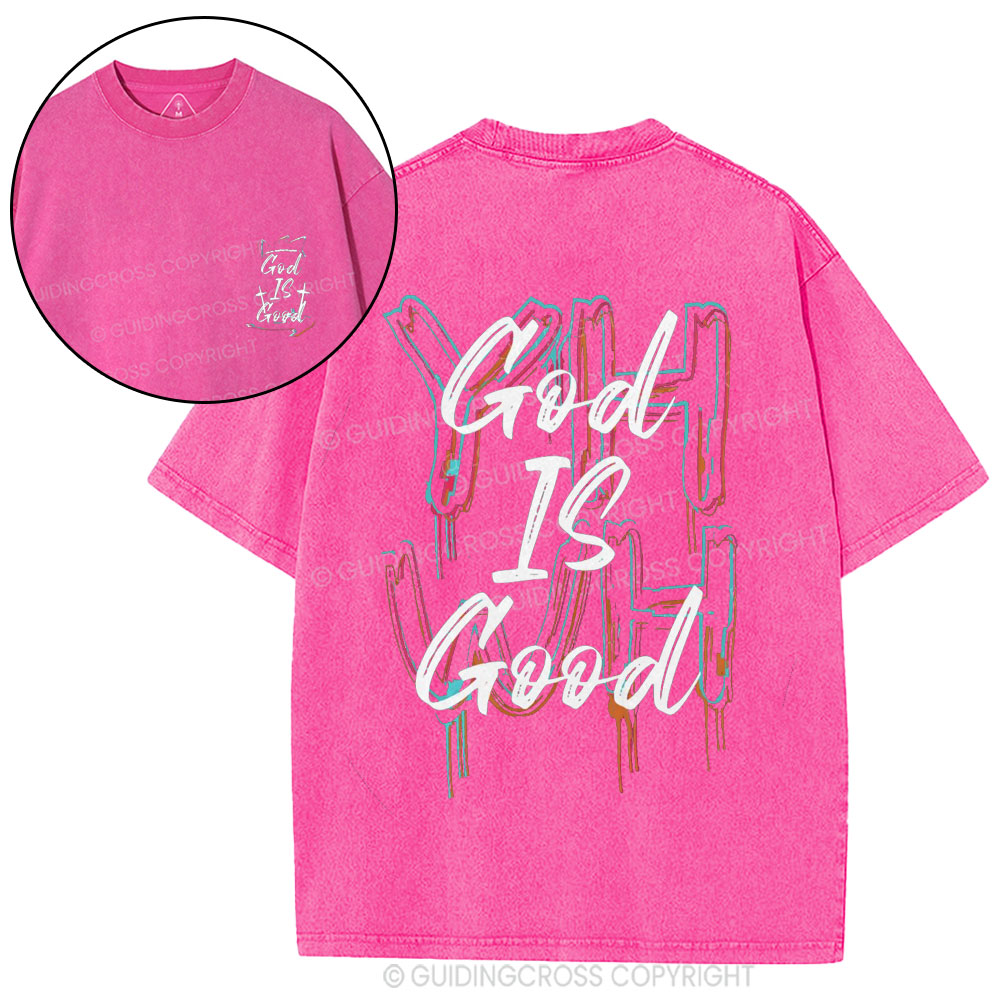 God Is Good Christian Washed T-Shirt