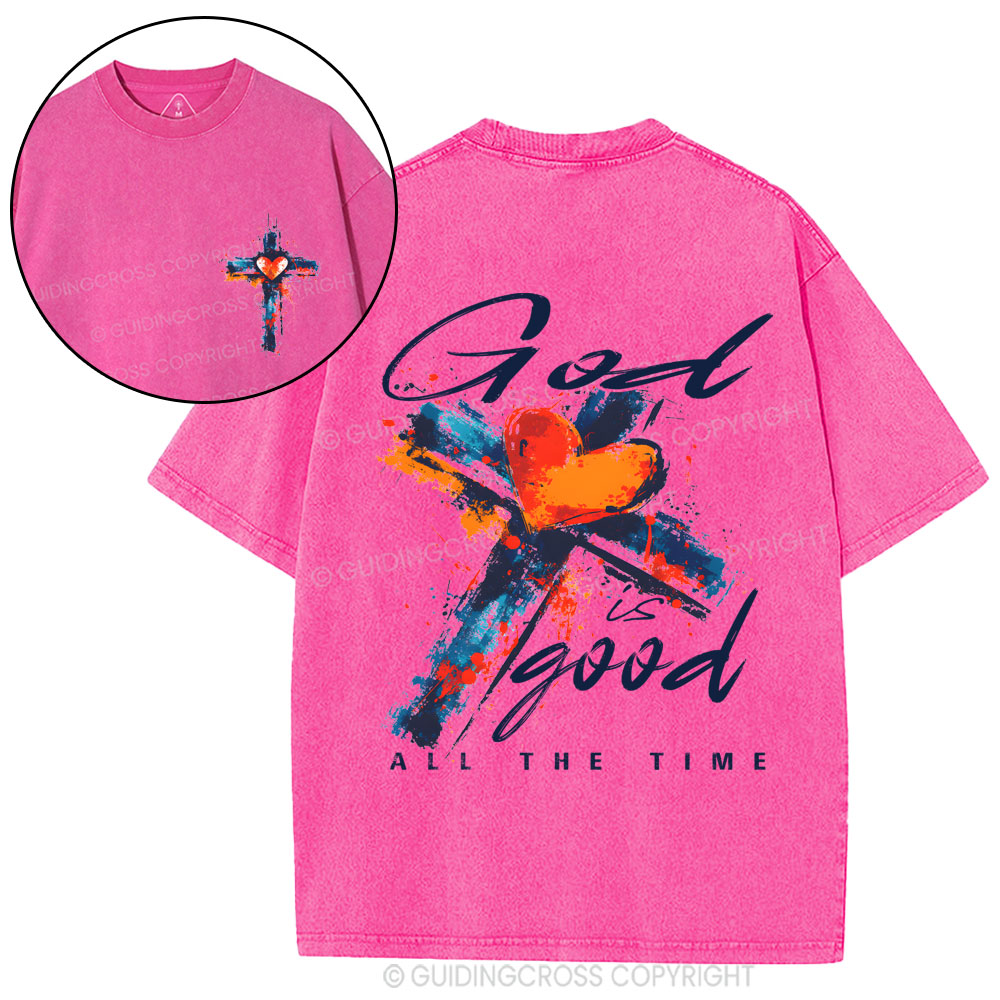 God Is Good Christian Washed T-Shirt