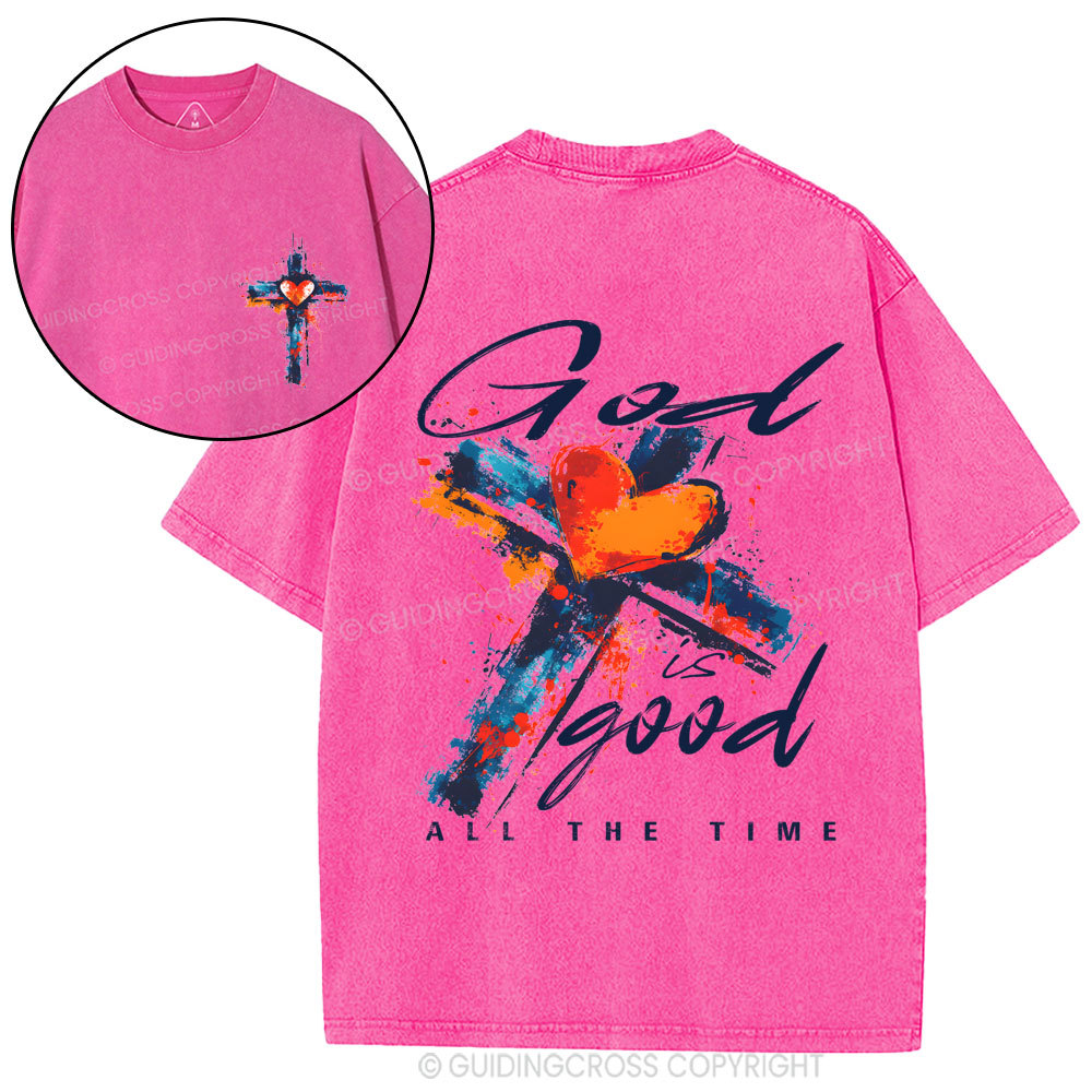 God Is Good Christian Washed T-Shirt