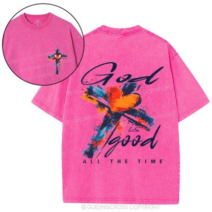 God Is Good Christian Washed T-Shirt