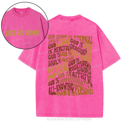 God Is Good Christian Washed T-Shirt