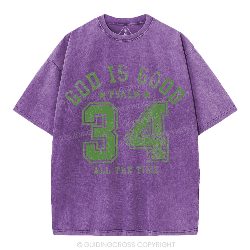 God Is Good Christian Washed T-Shirt