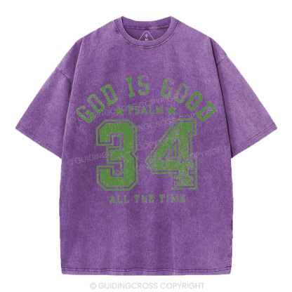 God Is Good Christian Washed T-Shirt