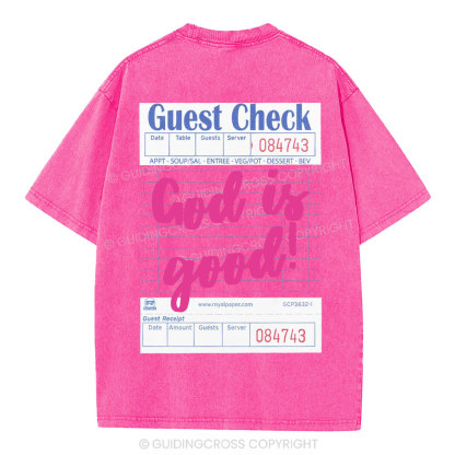 God Is Good Christian Washed T-Shirt