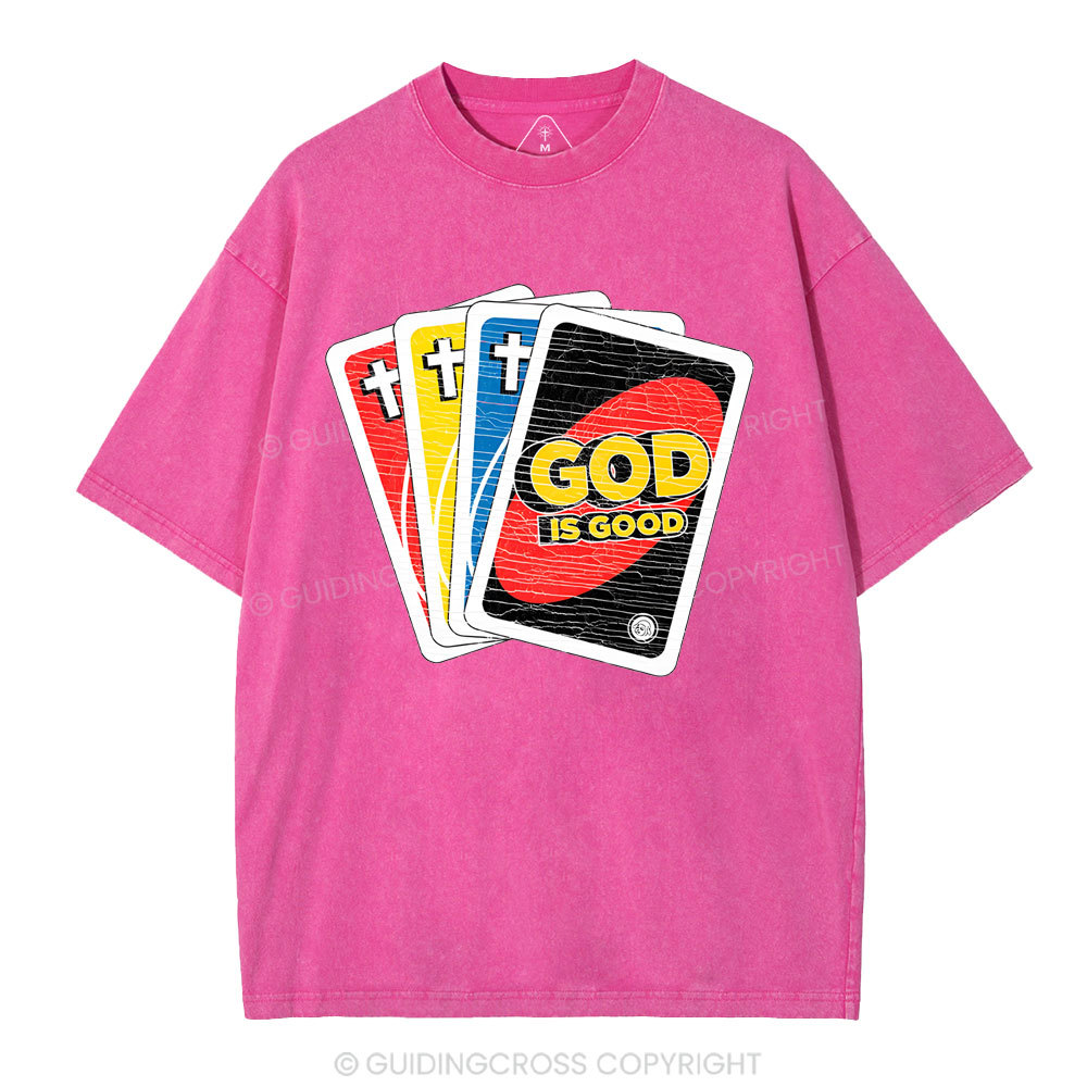 God Is Good Christian Washed T-Shirt