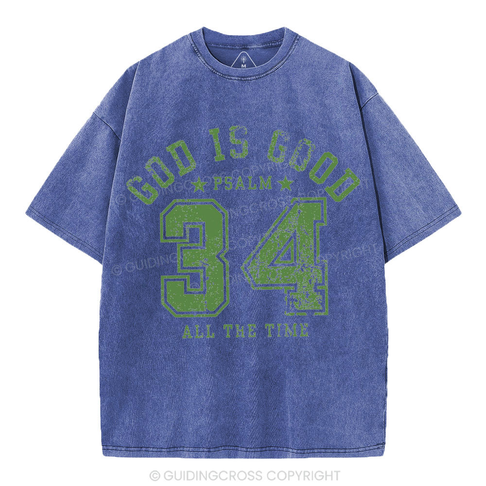 God Is Good Christian Washed T-Shirt