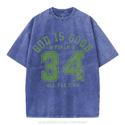 God Is Good Christian Washed T-Shirt