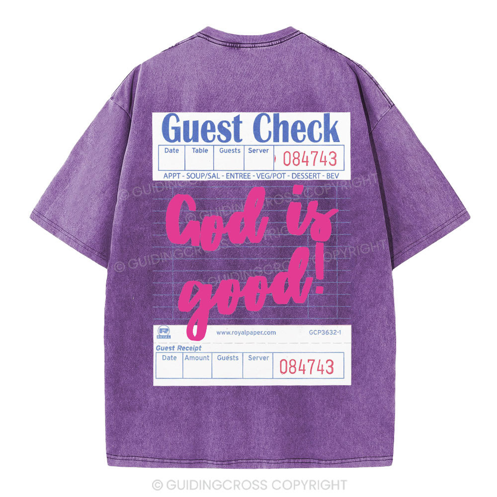 God Is Good Christian Washed T-Shirt