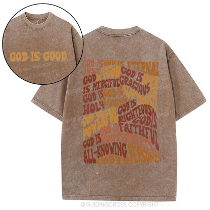 God Is Good Christian Washed T-Shirt