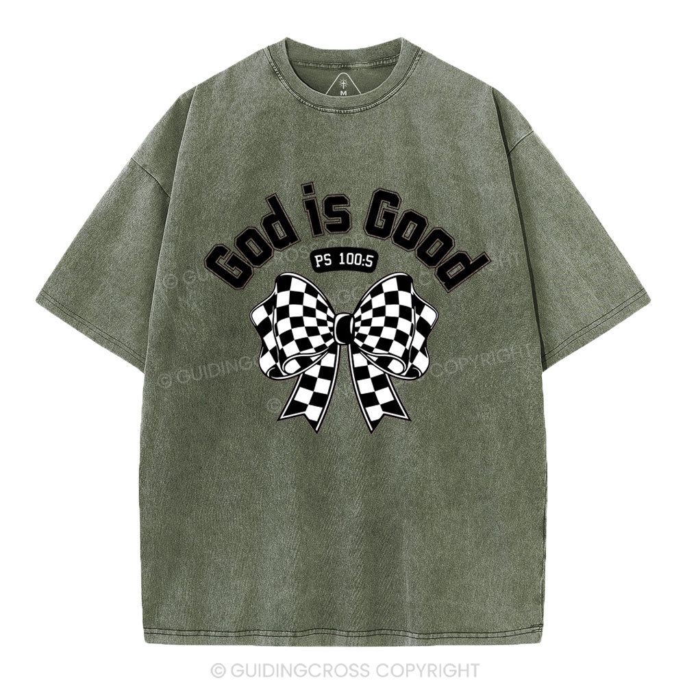 God Is Good Christian Washed T-Shirt