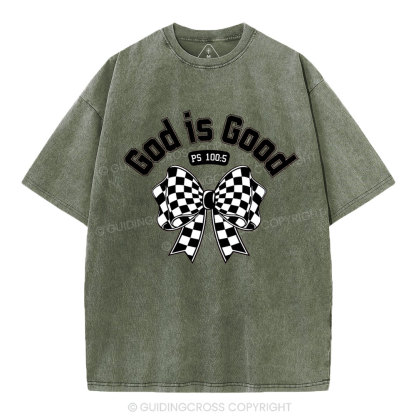 God Is Good Christian Washed T-Shirt