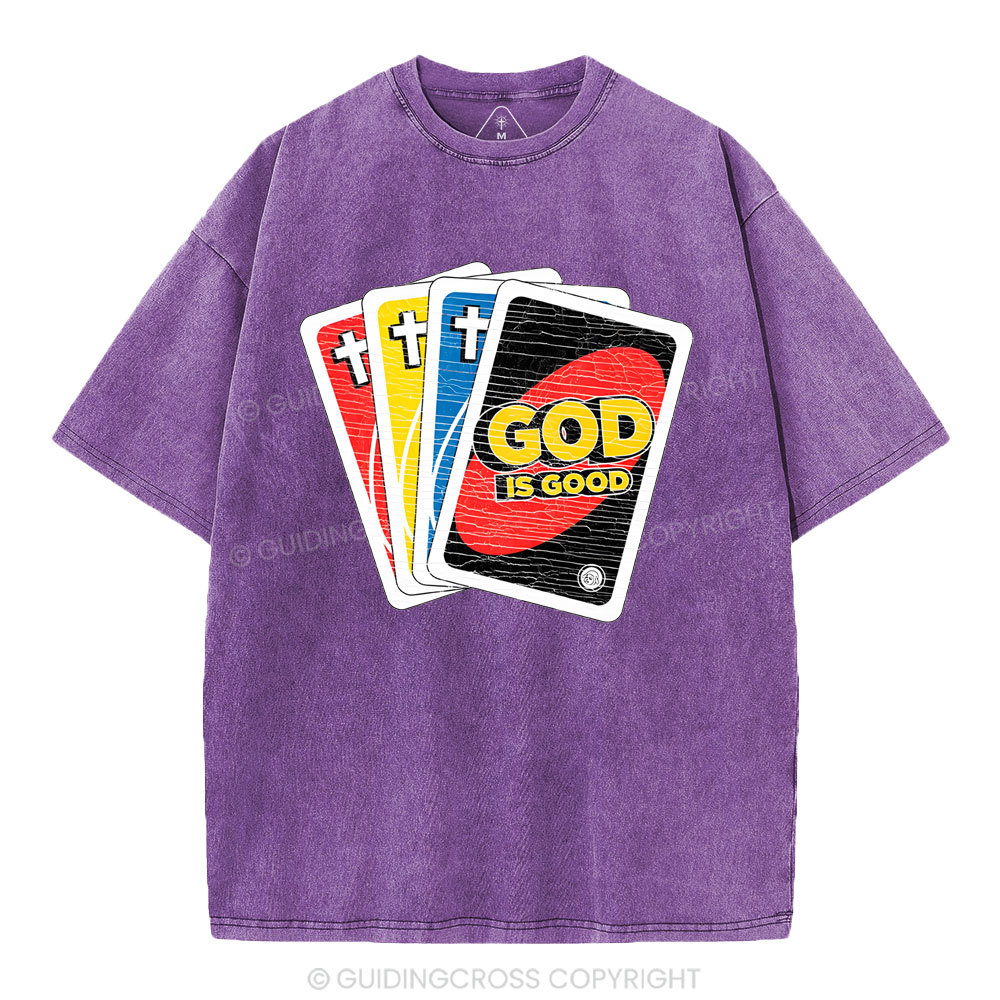 God Is Good Christian Washed T-Shirt