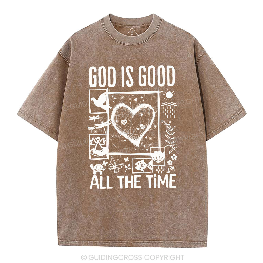 God Is Good Christian Washed T-Shirt