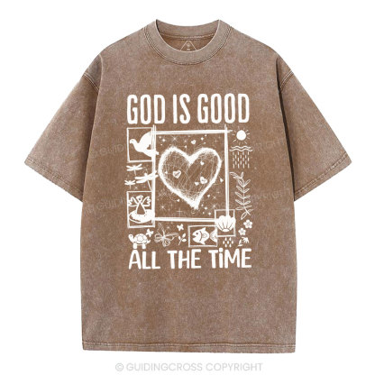 God Is Good Christian Washed T-Shirt