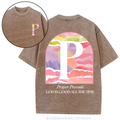 God Is Good Christian Washed T-Shirt