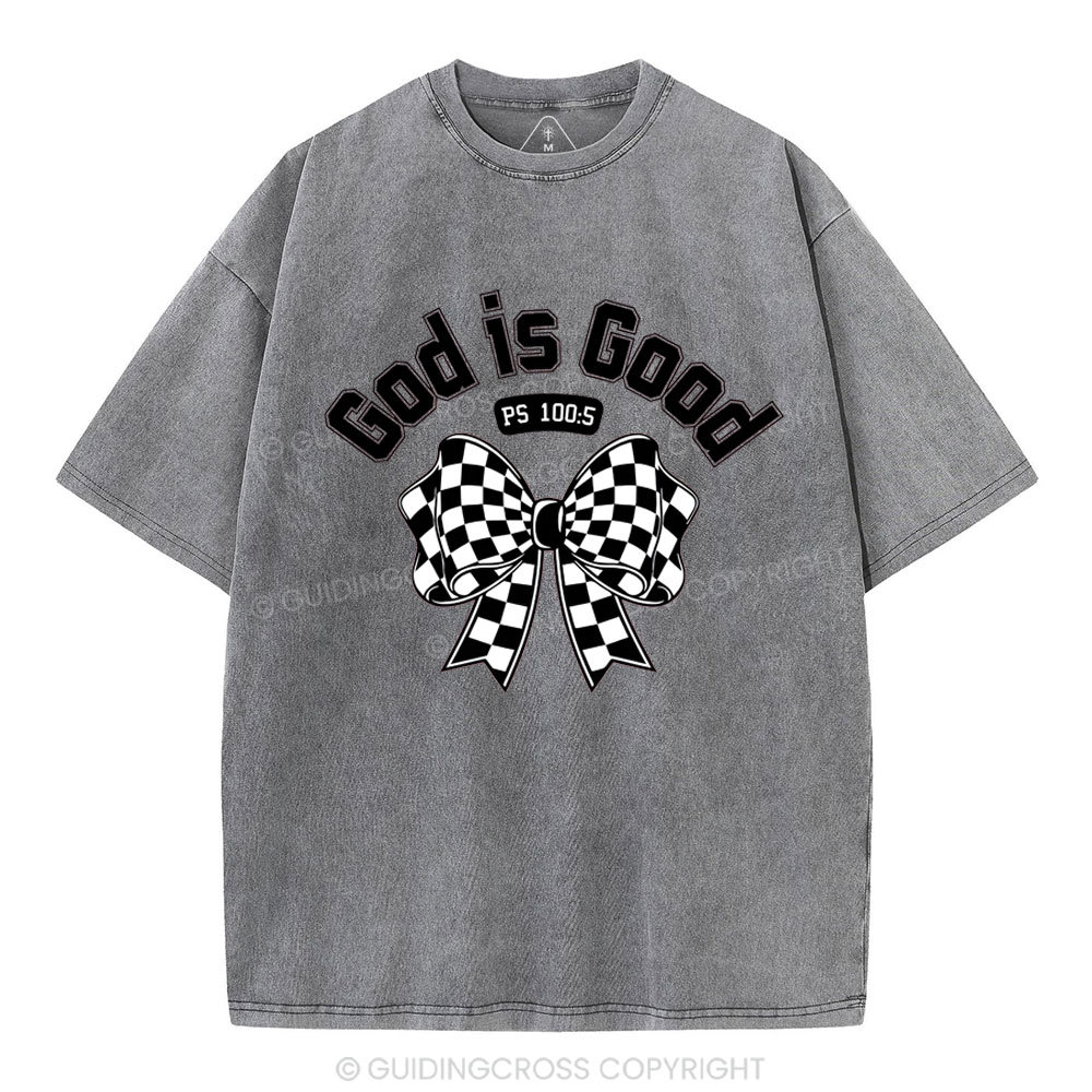 God Is Good Christian Washed T-Shirt