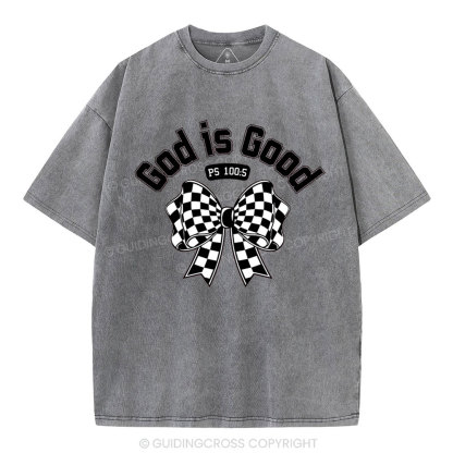 God Is Good Christian Washed T-Shirt