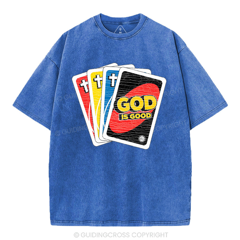 God Is Good Christian Washed T-Shirt