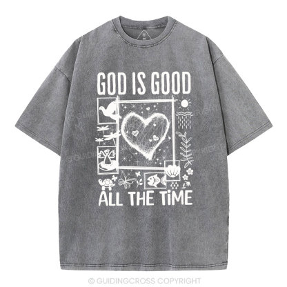 God Is Good Christian Washed T-Shirt