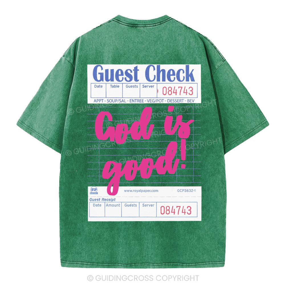 God Is Good Christian Washed T-Shirt
