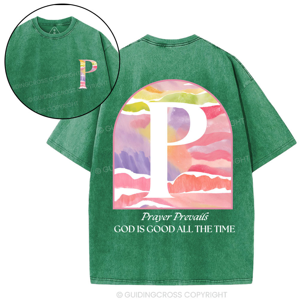 God Is Good Christian Washed T-Shirt