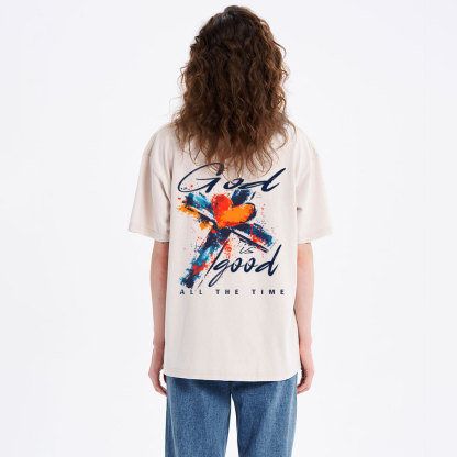 God Is Good Christian Washed T-Shirt