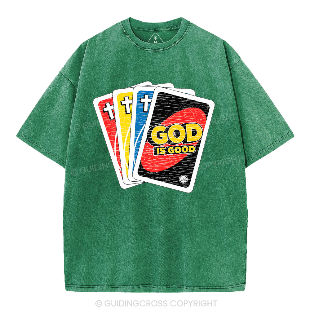 God Is Good Christian Washed T-Shirt