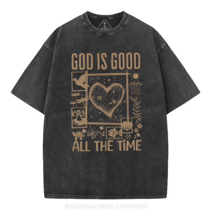 God Is Good Christian Washed T-Shirt