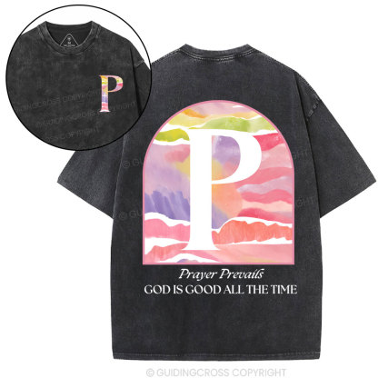 God Is Good Christian Washed T-Shirt