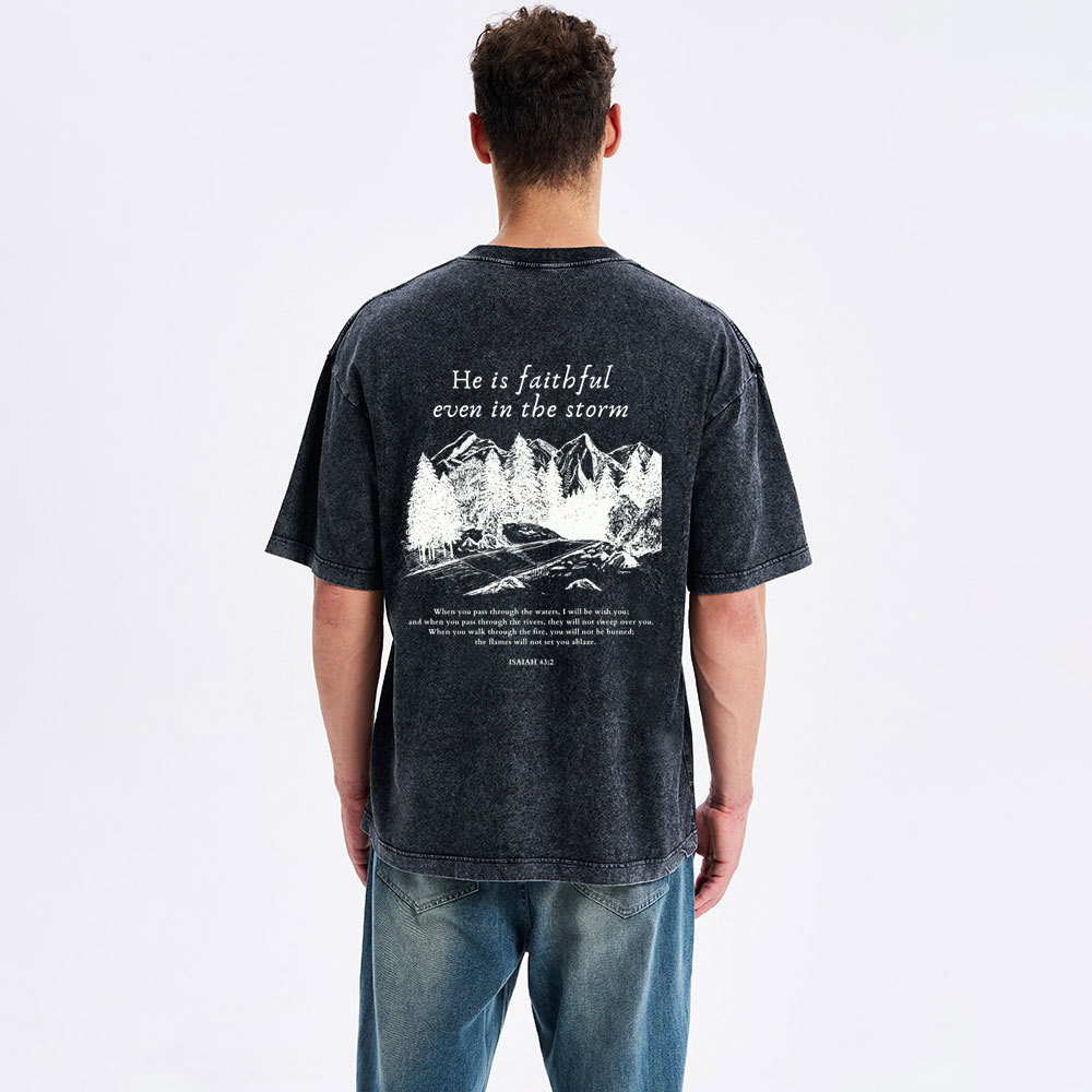 God Is Good Even When Life Is Not Christian Washed T-Shirt