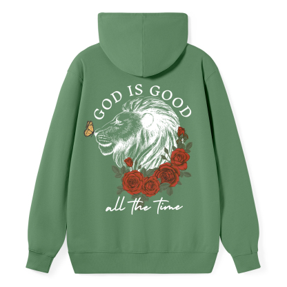 God Is Good Lion Christian Classic Hoodie
