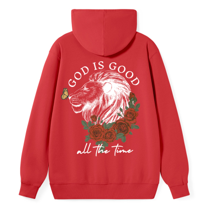 God Is Good Lion Christian Classic Hoodie
