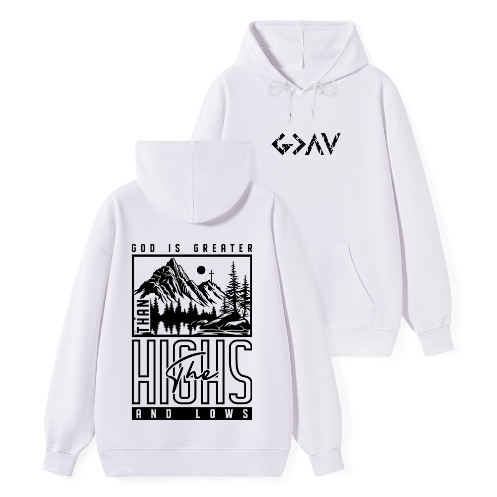 God Is Greater Christian  Classic Hoodie
