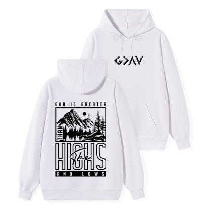 God Is Greater Christian  Classic Hoodie