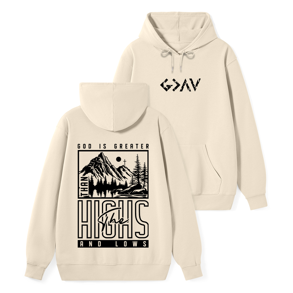 God Is Greater Christian  Classic Hoodie