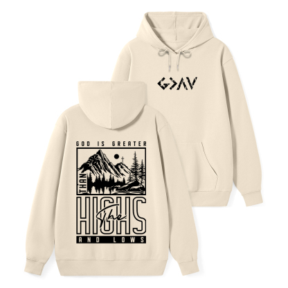 God Is Greater Christian  Classic Hoodie