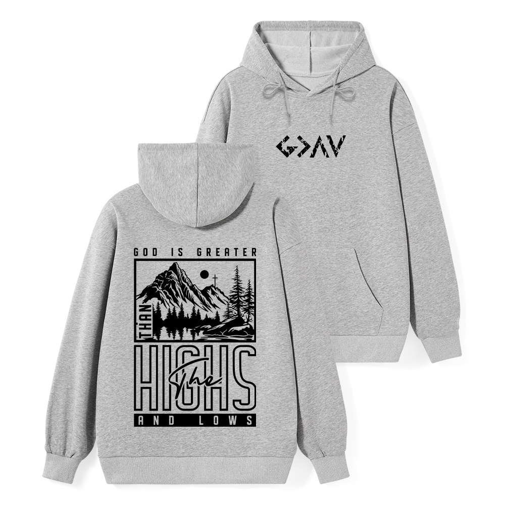 God Is Greater Christian  Classic Hoodie