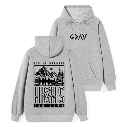 God Is Greater Christian  Classic Hoodie
