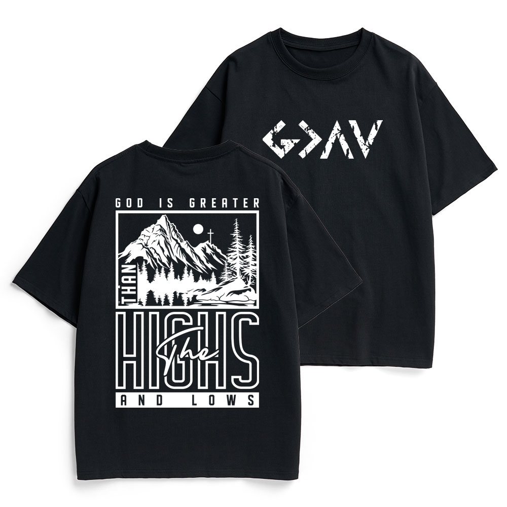 God Is Greater Christian Heavy Cotton T-Shirt
