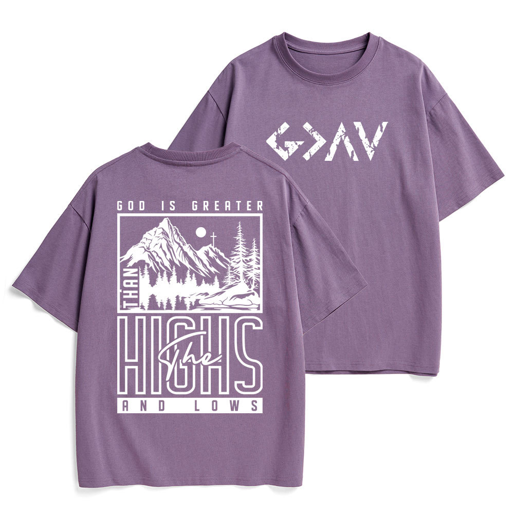 God Is Greater Christian Heavy Cotton T-Shirt
